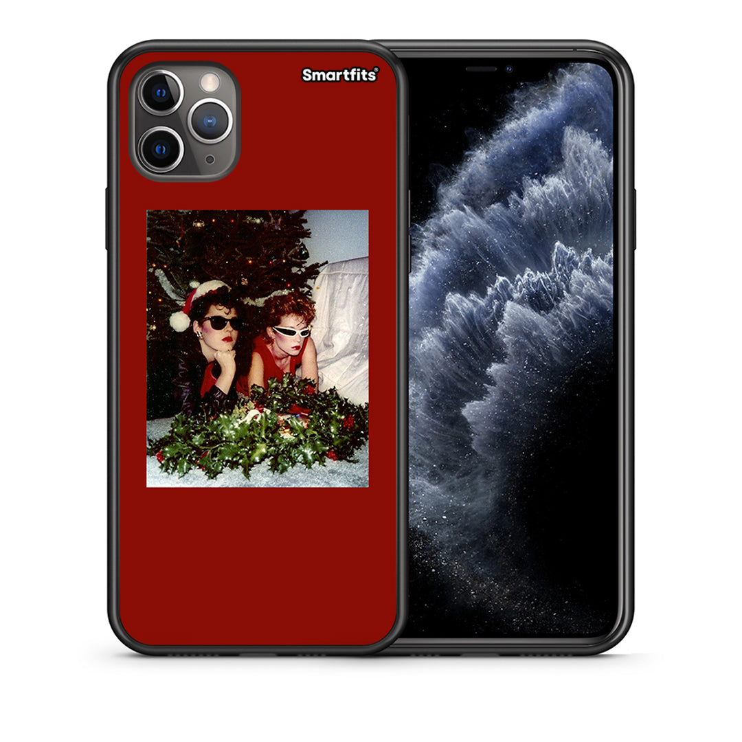 Θήκη iPhone 11 Pro Max Waiting For Xmas από τη Smartfits με σχέδιο στο πίσω μέρος και μαύρο περίβλημα | iPhone 11 Pro Max Waiting For Xmas case with colorful back and black bezels