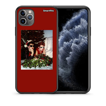 Θήκη iPhone 11 Pro Max Waiting For Xmas από τη Smartfits με σχέδιο στο πίσω μέρος και μαύρο περίβλημα | iPhone 11 Pro Max Waiting For Xmas case with colorful back and black bezels