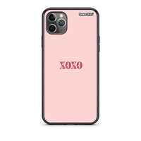Thumbnail for iPhone 11 Pro XOXO Love Θήκη από τη Smartfits με σχέδιο στο πίσω μέρος και μαύρο περίβλημα | Smartphone case with colorful back and black bezels by Smartfits