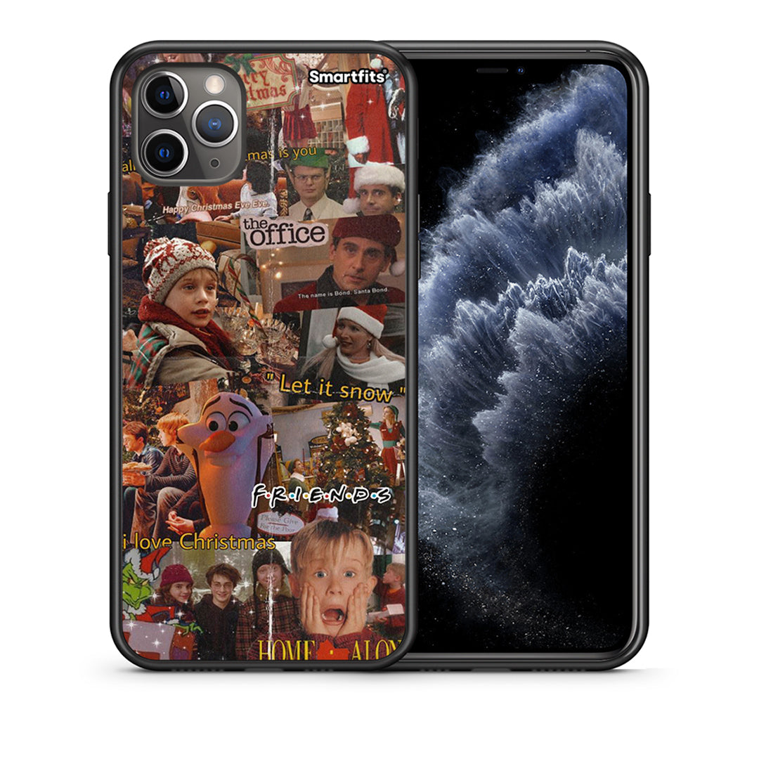Θήκη iPhone 11 Pro Max Xmas Wishes από τη Smartfits με σχέδιο στο πίσω μέρος και μαύρο περίβλημα | iPhone 11 Pro Max Xmas Wishes case with colorful back and black bezels