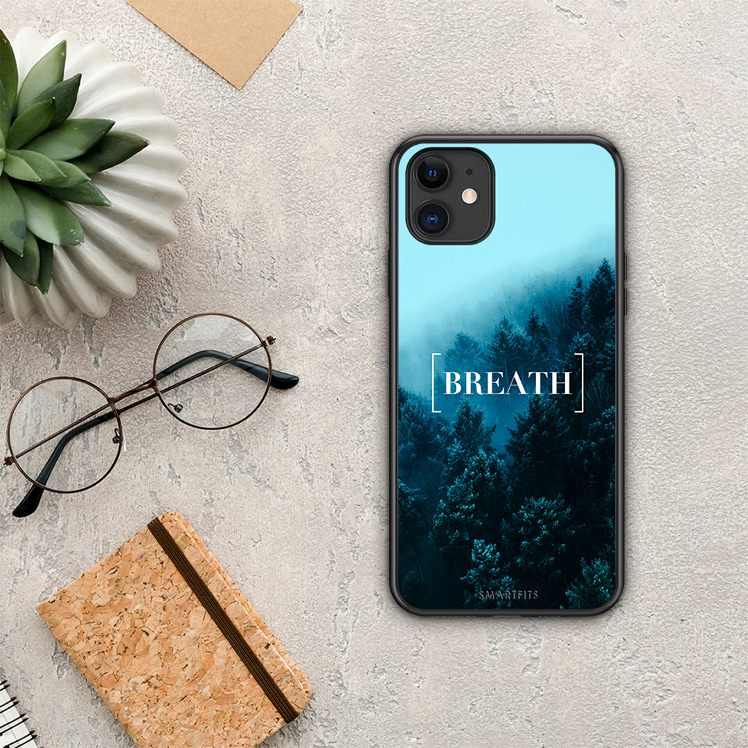 Quote Breath - iPhone 11 θήκη