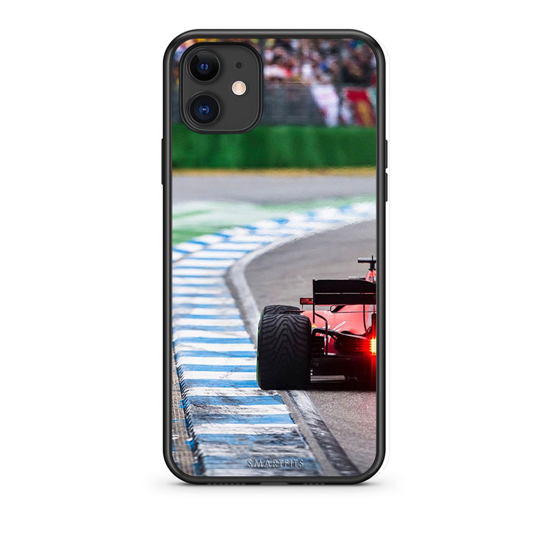 iPhone 11 Racing Vibes θήκη από τη Smartfits με σχέδιο στο πίσω μέρος και μαύρο περίβλημα | Smartphone case with colorful back and black bezels by Smartfits