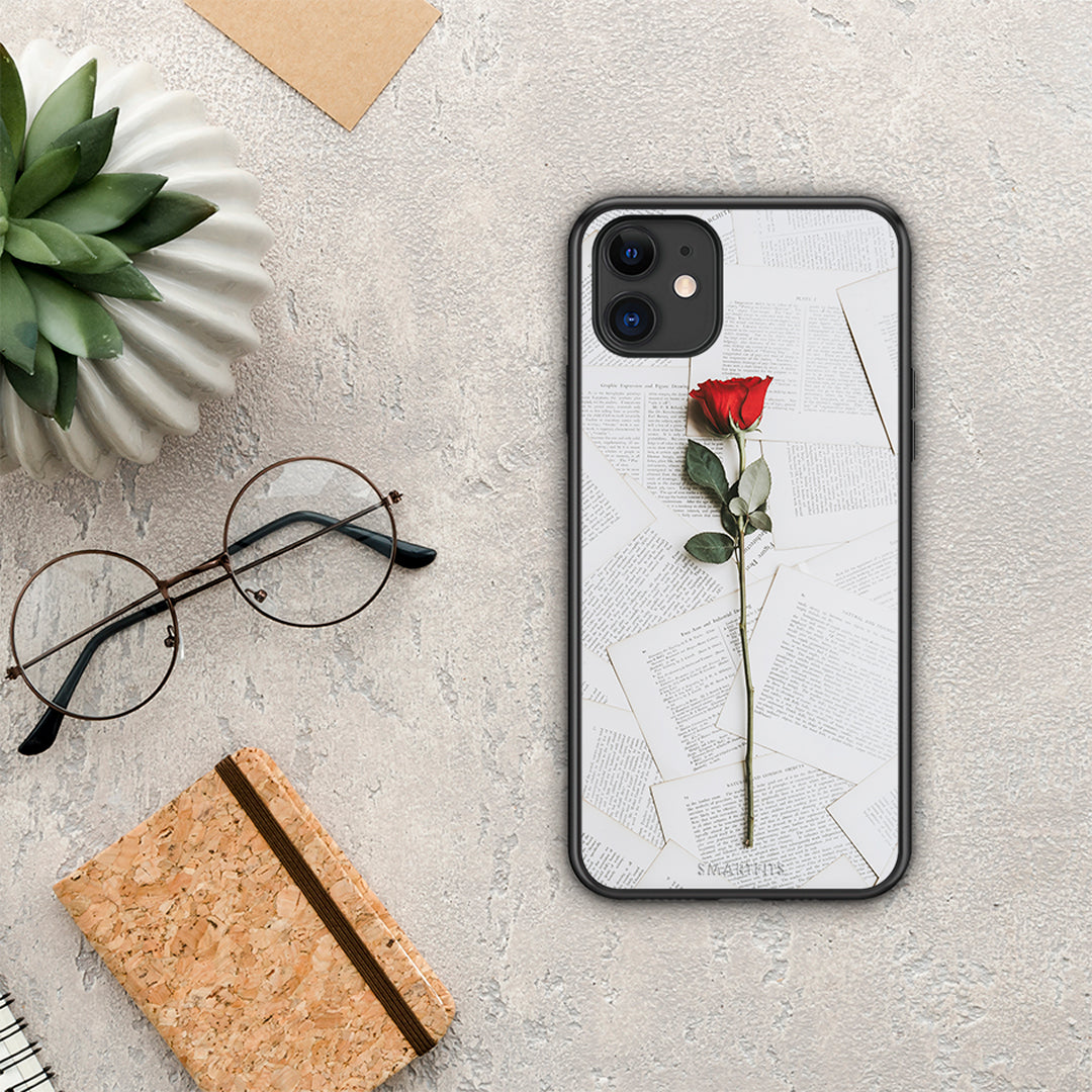 Red Rose - iPhone 11 θήκη