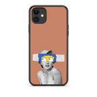 Thumbnail for iPhone 11 Sim Merilyn θήκη από τη Smartfits με σχέδιο στο πίσω μέρος και μαύρο περίβλημα | Smartphone case with colorful back and black bezels by Smartfits