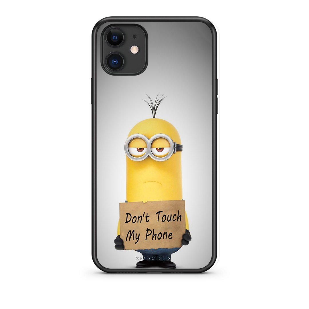 4 - iPhone 11 Minion Text case, cover, bumper