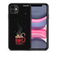 Thumbnail for Θήκη iPhone 11 Xmas Bathing από τη Smartfits με σχέδιο στο πίσω μέρος και μαύρο περίβλημα | iPhone 11 Xmas Bathing case with colorful back and black bezels