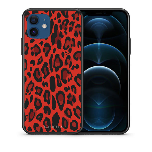 Animal Red Leopard - iPhone 12 θήκη