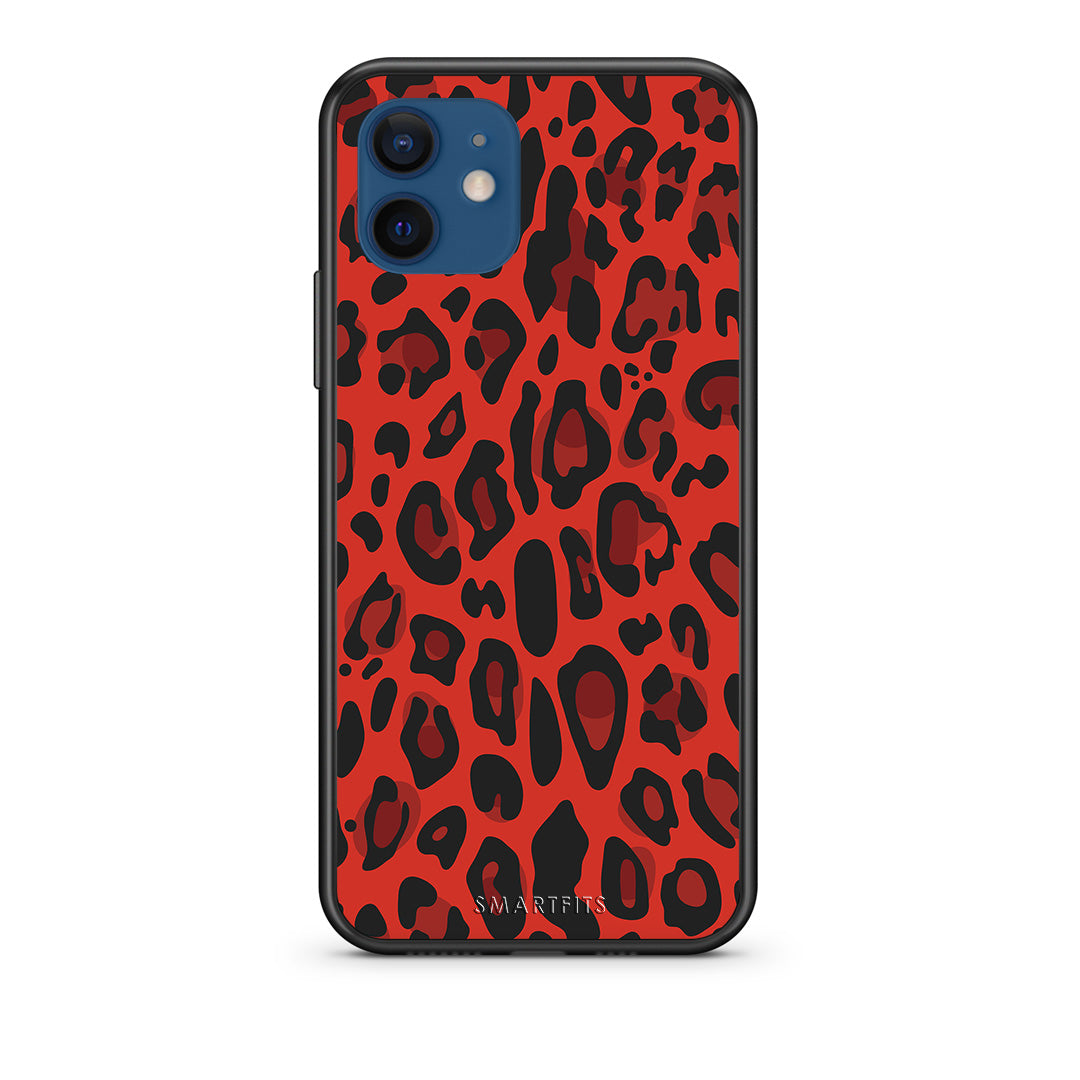 Animal Red Leopard - iPhone 12 θήκη