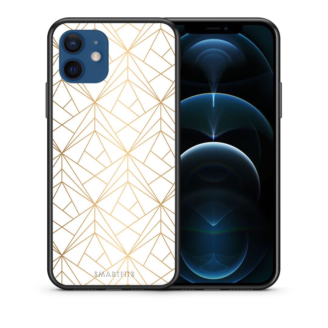 Geometric Luxury White - iPhone 12 Pro θήκη
