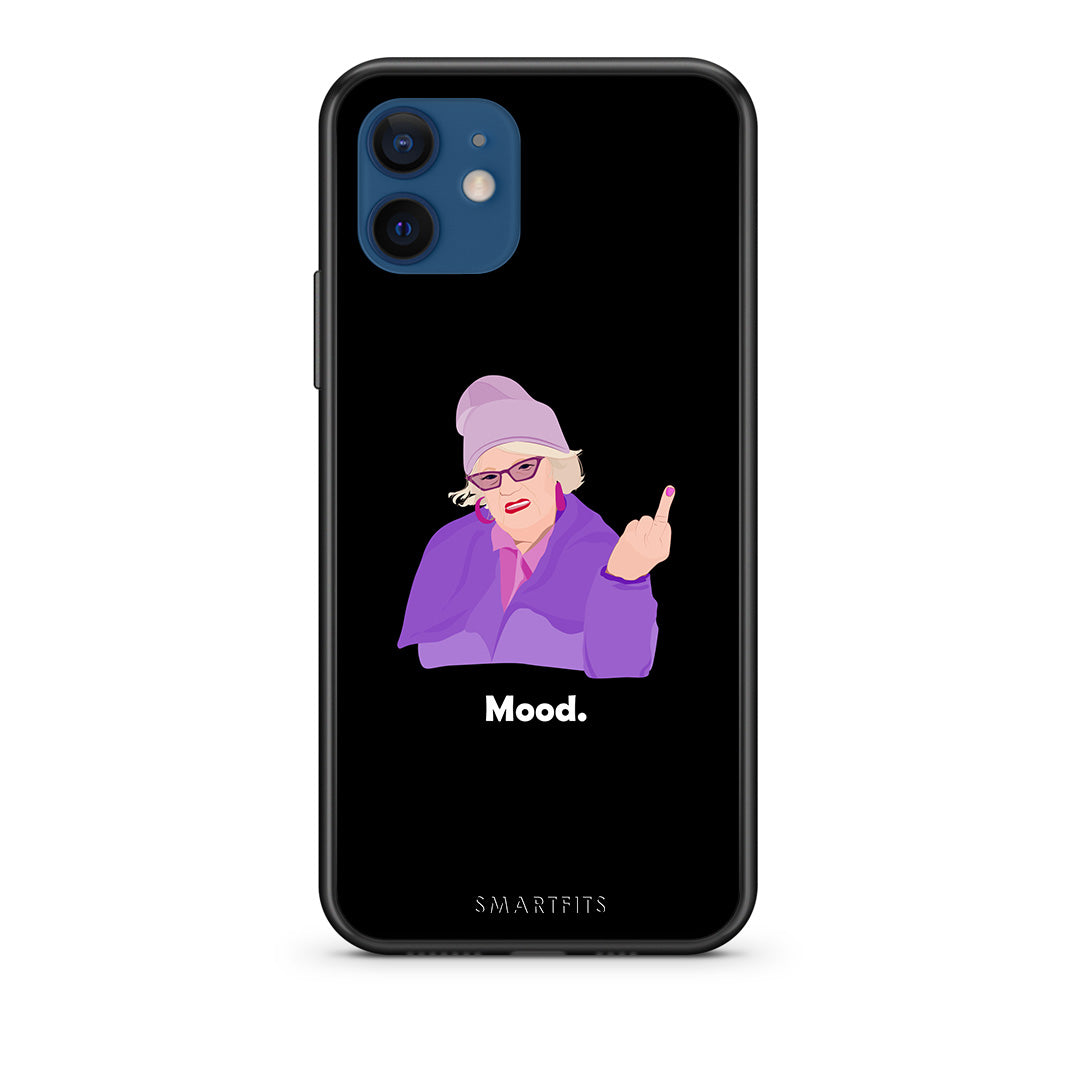 Grandma Mood Black - iPhone 12 θήκη