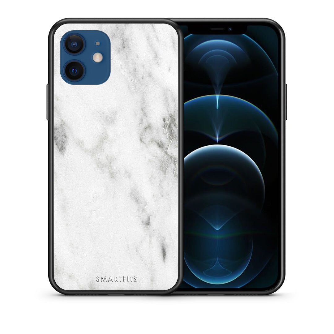 Marble White - iPhone 12 θήκη