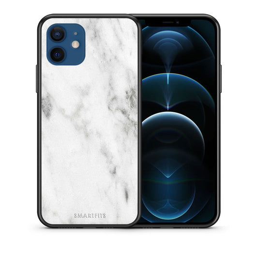 Marble White - iPhone 12 θήκη