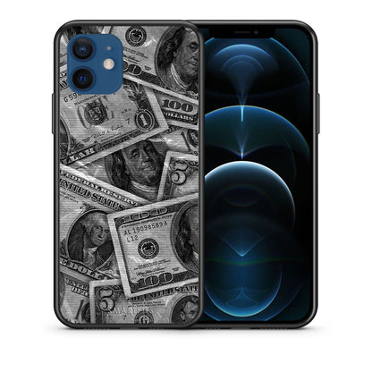 Money Dollars - iPhone 12 θήκη