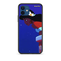 Thumbnail for Θήκη iPhone 12 Alladin And Jasmine Love 2 από τη Smartfits με σχέδιο στο πίσω μέρος και μαύρο περίβλημα | iPhone 12 Alladin And Jasmine Love 2 case with colorful back and black bezels
