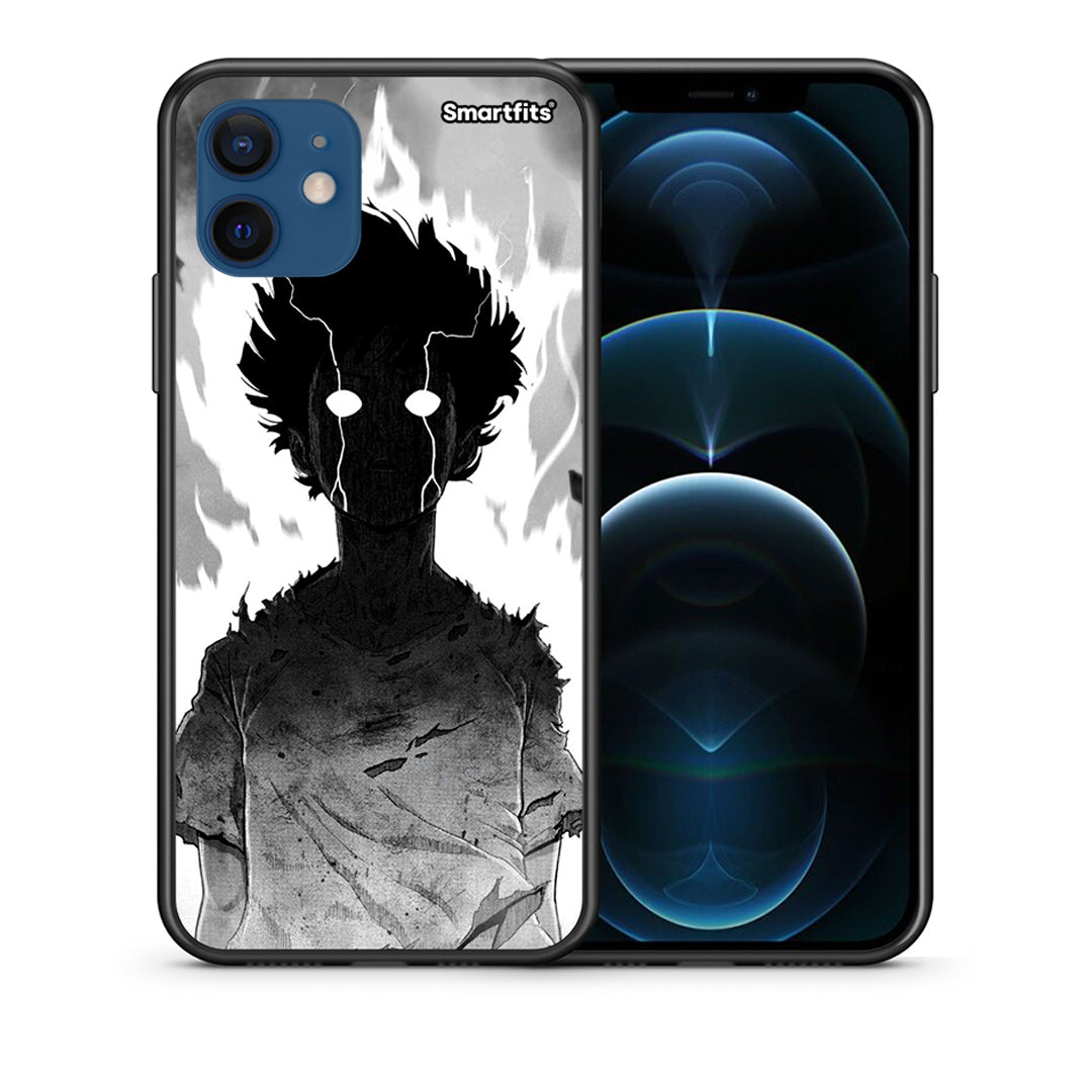 Θήκη iPhone 12 Pro Anime Boy από τη Smartfits με σχέδιο στο πίσω μέρος και μαύρο περίβλημα | iPhone 12 Pro Anime Boy case with colorful back and black bezels