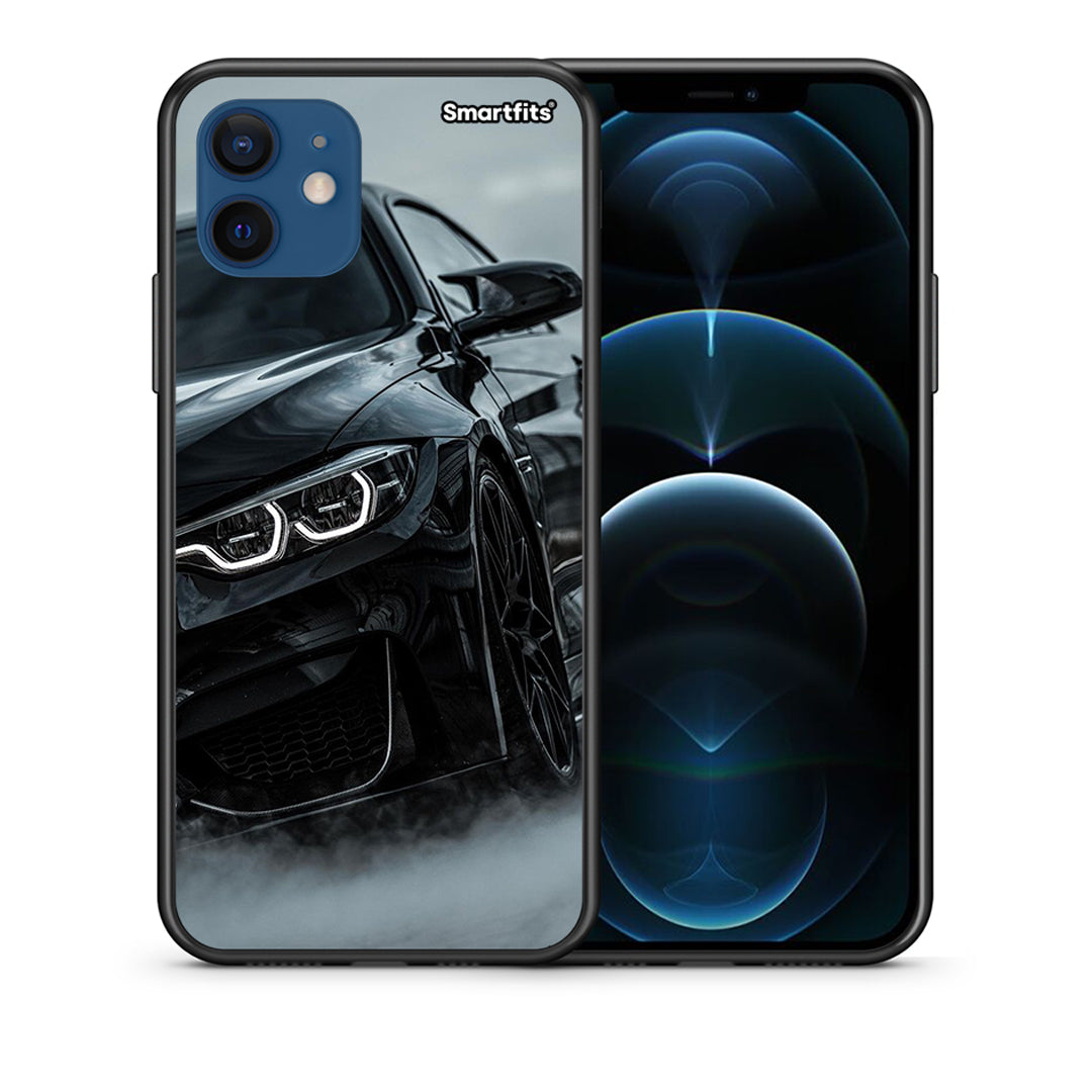 Θήκη iPhone 12 Pro Black BMW από τη Smartfits με σχέδιο στο πίσω μέρος και μαύρο περίβλημα | iPhone 12 Pro Black BMW case with colorful back and black bezels