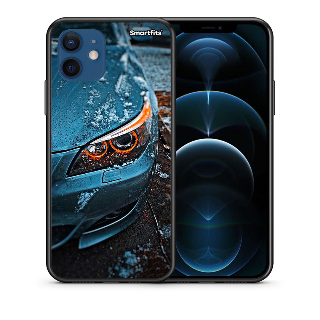 Θήκη iPhone 12 Pro Bmw E60 από τη Smartfits με σχέδιο στο πίσω μέρος και μαύρο περίβλημα | iPhone 12 Pro Bmw E60 case with colorful back and black bezels