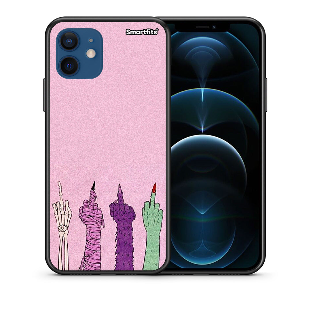 Θήκη iPhone 12 Pro Halloween Be A Lady από τη Smartfits με σχέδιο στο πίσω μέρος και μαύρο περίβλημα | iPhone 12 Pro Halloween Be A Lady case with colorful back and black bezels