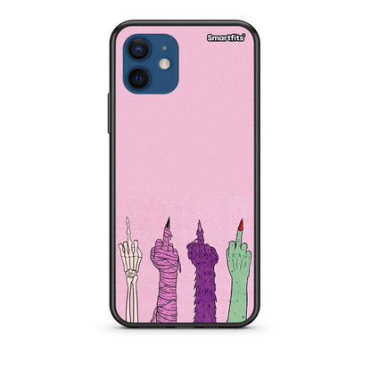 Θήκη iPhone 12 Halloween Be A Lady από τη Smartfits με σχέδιο στο πίσω μέρος και μαύρο περίβλημα | iPhone 12 Halloween Be A Lady case with colorful back and black bezels