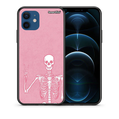 Θήκη iPhone 12 Pro Halloween Motivation από τη Smartfits με σχέδιο στο πίσω μέρος και μαύρο περίβλημα | iPhone 12 Pro Halloween Motivation case with colorful back and black bezels