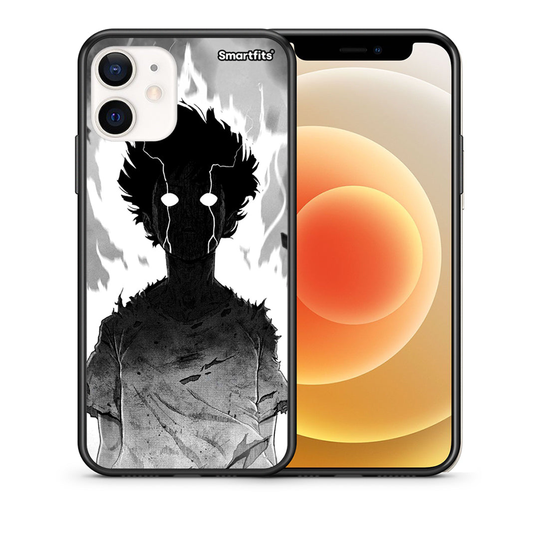 Θήκη iPhone 12 Mini Anime Boy από τη Smartfits με σχέδιο στο πίσω μέρος και μαύρο περίβλημα | iPhone 12 Mini Anime Boy case with colorful back and black bezels