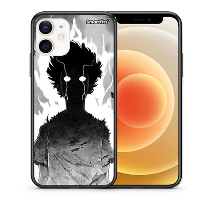 Θήκη iPhone 12 Mini Anime Boy από τη Smartfits με σχέδιο στο πίσω μέρος και μαύρο περίβλημα | iPhone 12 Mini Anime Boy case with colorful back and black bezels