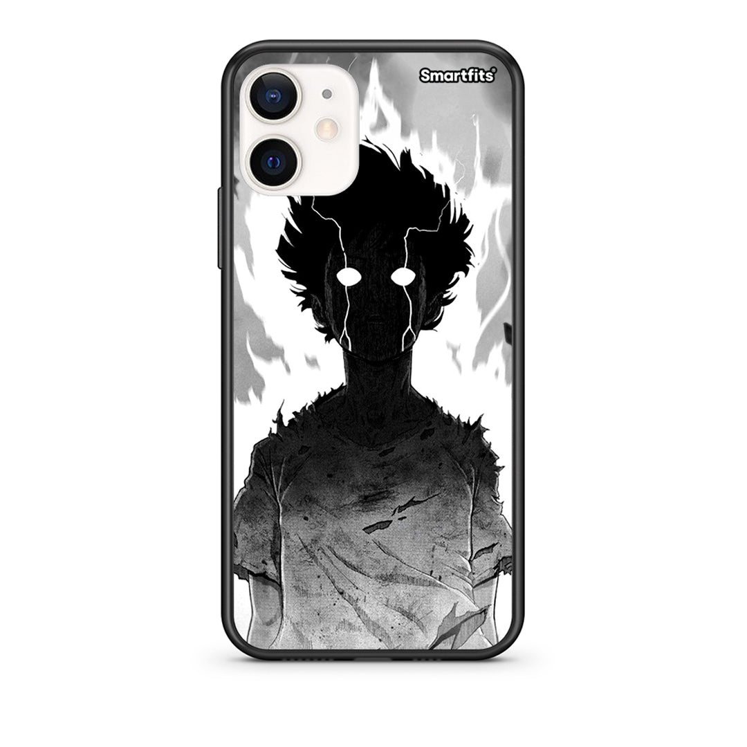 Θήκη iPhone 12 Mini Anime Boy από τη Smartfits με σχέδιο στο πίσω μέρος και μαύρο περίβλημα | iPhone 12 Mini Anime Boy case with colorful back and black bezels