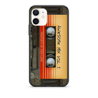 Thumbnail for Θήκη iPhone 12 Mini Awesome Mix από τη Smartfits με σχέδιο στο πίσω μέρος και μαύρο περίβλημα | iPhone 12 Mini Awesome Mix case with colorful back and black bezels
