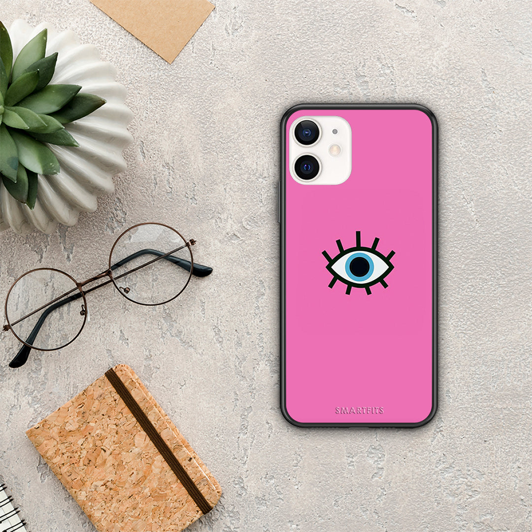 Blue Eye Pink - iPhone 12 Mini θήκη