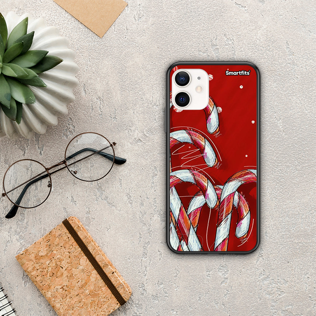 Candy Cane - iPhone 12 Mini θήκη