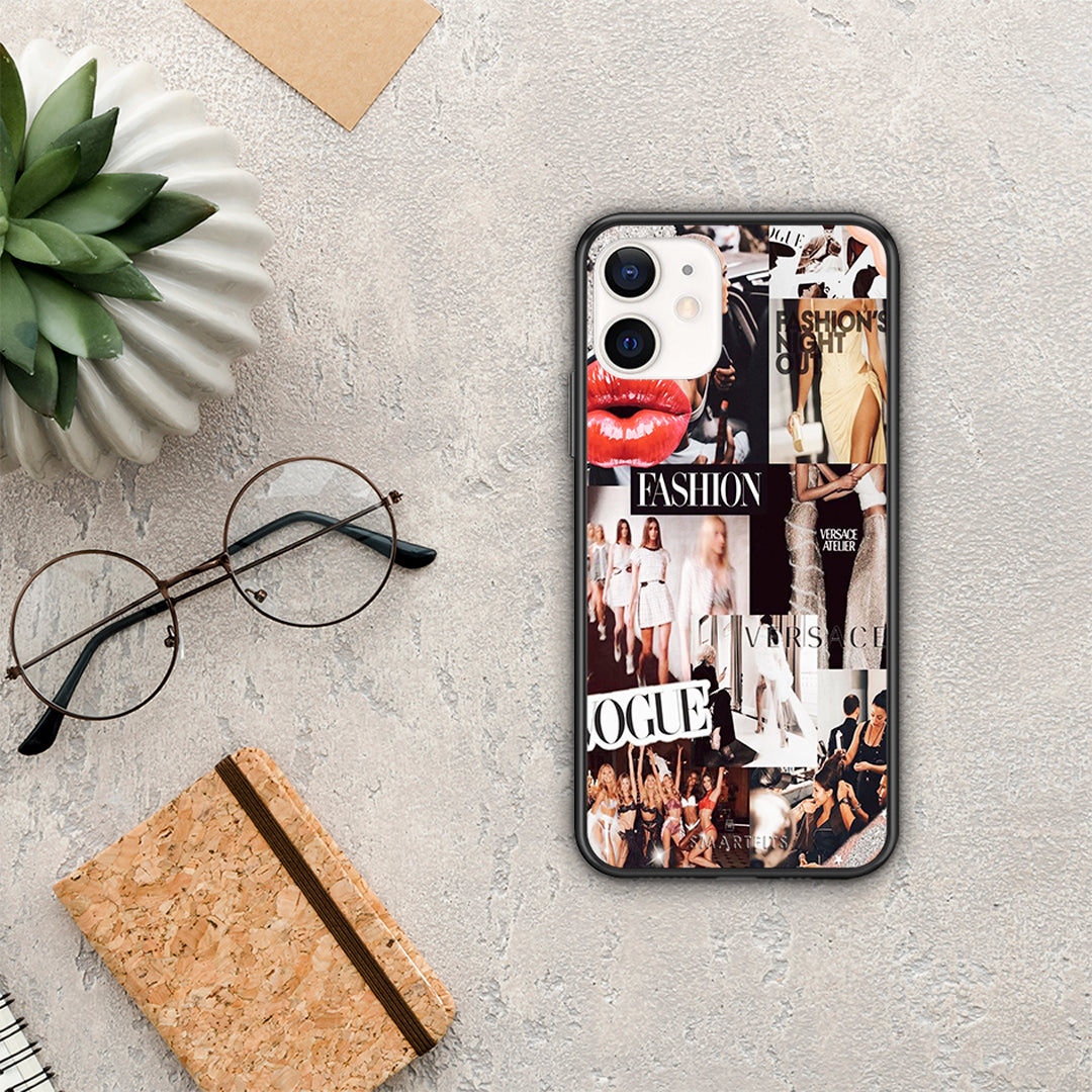 Collage Fashion - iPhone 12 Mini θήκη