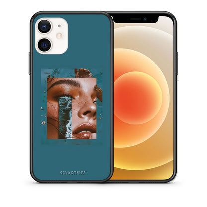 Θήκη iPhone 12 Mini Cry An Ocean από τη Smartfits με σχέδιο στο πίσω μέρος και μαύρο περίβλημα | iPhone 12 Mini Cry An Ocean case with colorful back and black bezels