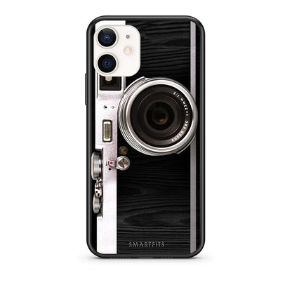 Θήκη iPhone 12 Mini Emily In Paris από τη Smartfits με σχέδιο στο πίσω μέρος και μαύρο περίβλημα | iPhone 12 Mini Emily In Paris case with colorful back and black bezels