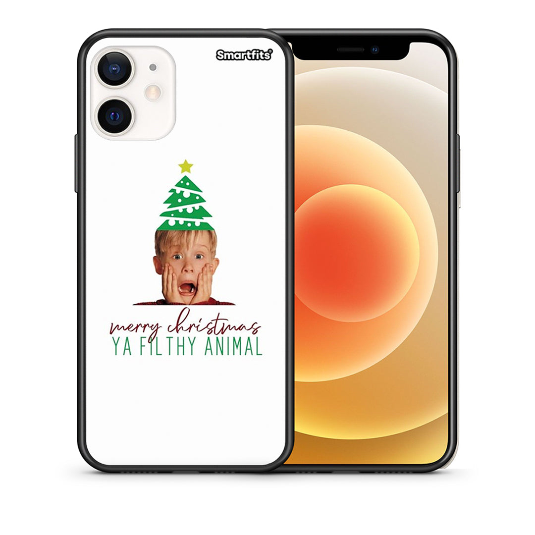 Θήκη iPhone 12 Mini Filthy Animal από τη Smartfits με σχέδιο στο πίσω μέρος και μαύρο περίβλημα | iPhone 12 Mini Filthy Animal case with colorful back and black bezels