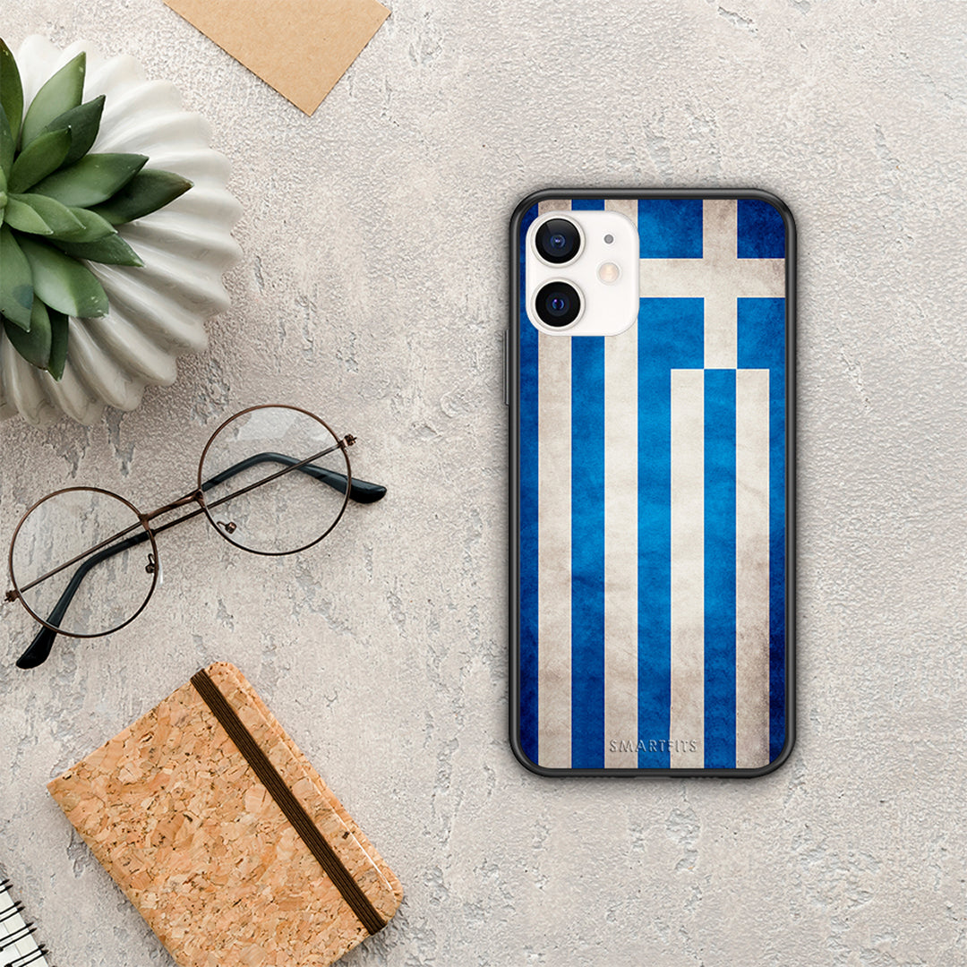 Flag Greek - iPhone 12 Mini θήκη