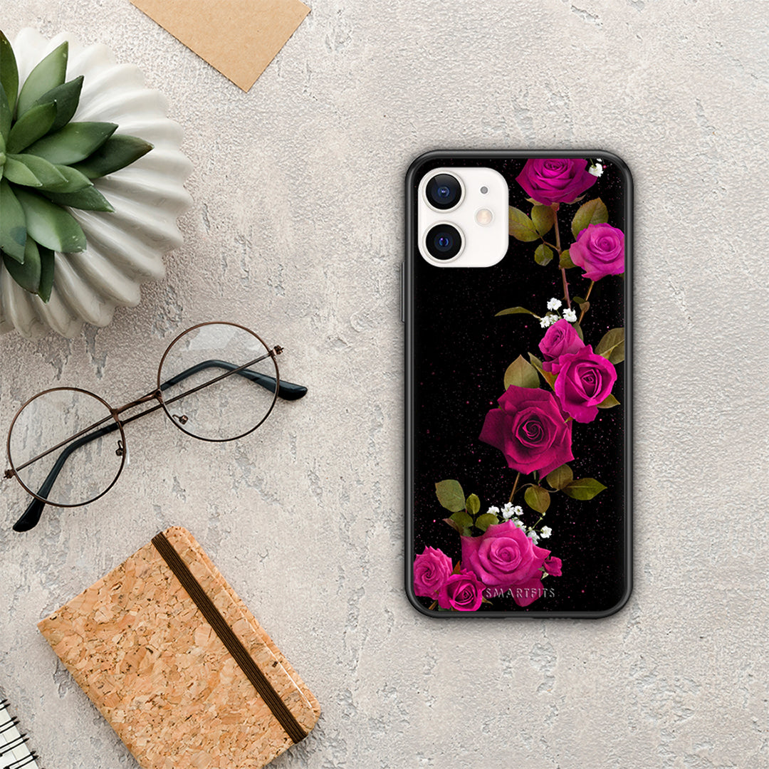 Flower Red Roses - iPhone 12 Mini θήκη