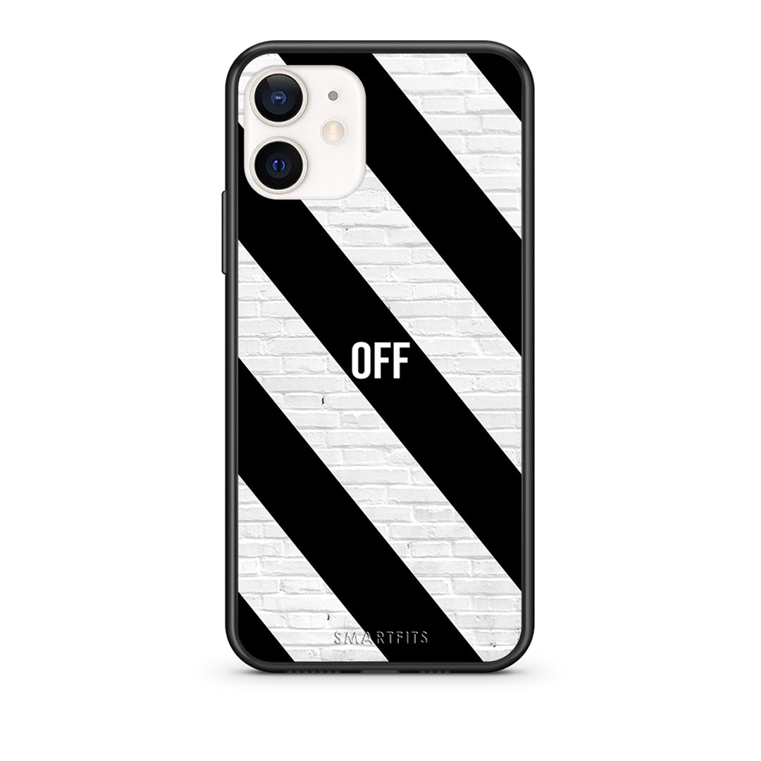 Θήκη iPhone 12 Mini Get Off από τη Smartfits με σχέδιο στο πίσω μέρος και μαύρο περίβλημα | iPhone 12 Mini Get Off case with colorful back and black bezels
