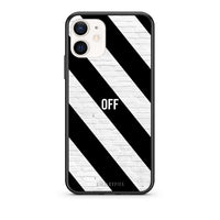 Thumbnail for Θήκη iPhone 12 Mini Get Off από τη Smartfits με σχέδιο στο πίσω μέρος και μαύρο περίβλημα | iPhone 12 Mini Get Off case with colorful back and black bezels