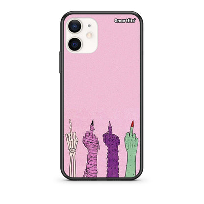 Θήκη iPhone 12 Mini Halloween Be A Lady από τη Smartfits με σχέδιο στο πίσω μέρος και μαύρο περίβλημα | iPhone 12 Mini Halloween Be A Lady case with colorful back and black bezels
