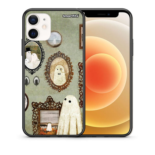 Θήκη iPhone 12 Mini Halloween Ghost Season από τη Smartfits με σχέδιο στο πίσω μέρος και μαύρο περίβλημα | iPhone 12 Mini Halloween Ghost Season case with colorful back and black bezels