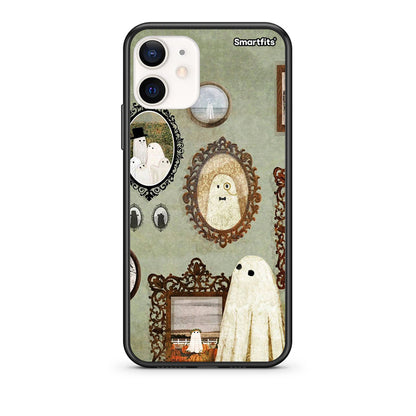 Θήκη iPhone 12 Mini Halloween Ghost Season από τη Smartfits με σχέδιο στο πίσω μέρος και μαύρο περίβλημα | iPhone 12 Mini Halloween Ghost Season case with colorful back and black bezels
