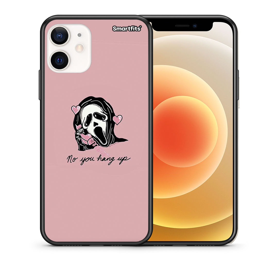 Θήκη iPhone 12 Mini Halloween Hang Up από τη Smartfits με σχέδιο στο πίσω μέρος και μαύρο περίβλημα | iPhone 12 Mini Halloween Hang Up case with colorful back and black bezels