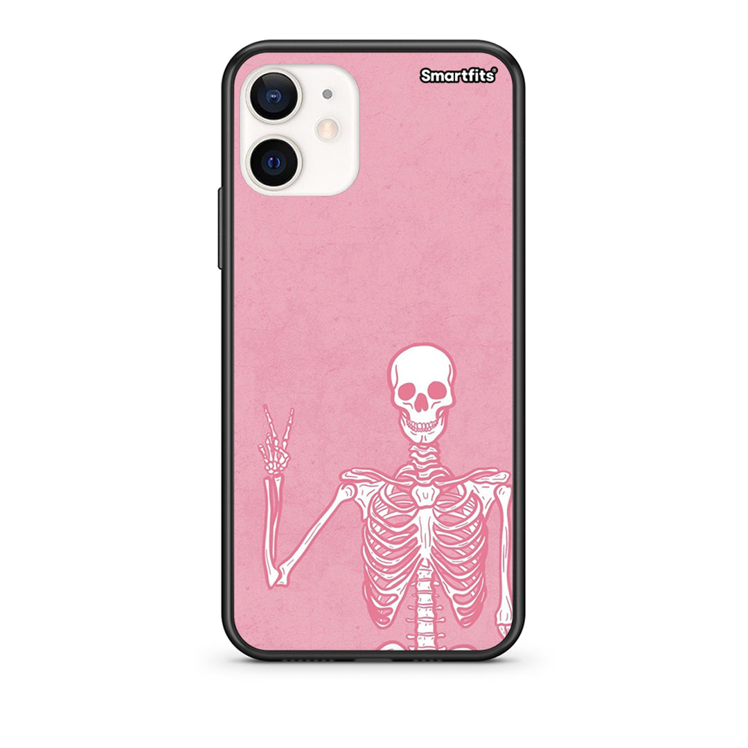 Θήκη iPhone 12 Mini Halloween Motivation από τη Smartfits με σχέδιο στο πίσω μέρος και μαύρο περίβλημα | iPhone 12 Mini Halloween Motivation case with colorful back and black bezels