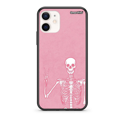 Θήκη iPhone 12 Mini Halloween Motivation από τη Smartfits με σχέδιο στο πίσω μέρος και μαύρο περίβλημα | iPhone 12 Mini Halloween Motivation case with colorful back and black bezels