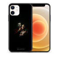 Thumbnail for Θήκη iPhone 12 Mini Clown Hero από τη Smartfits με σχέδιο στο πίσω μέρος και μαύρο περίβλημα | iPhone 12 Mini Clown Hero case with colorful back and black bezels
