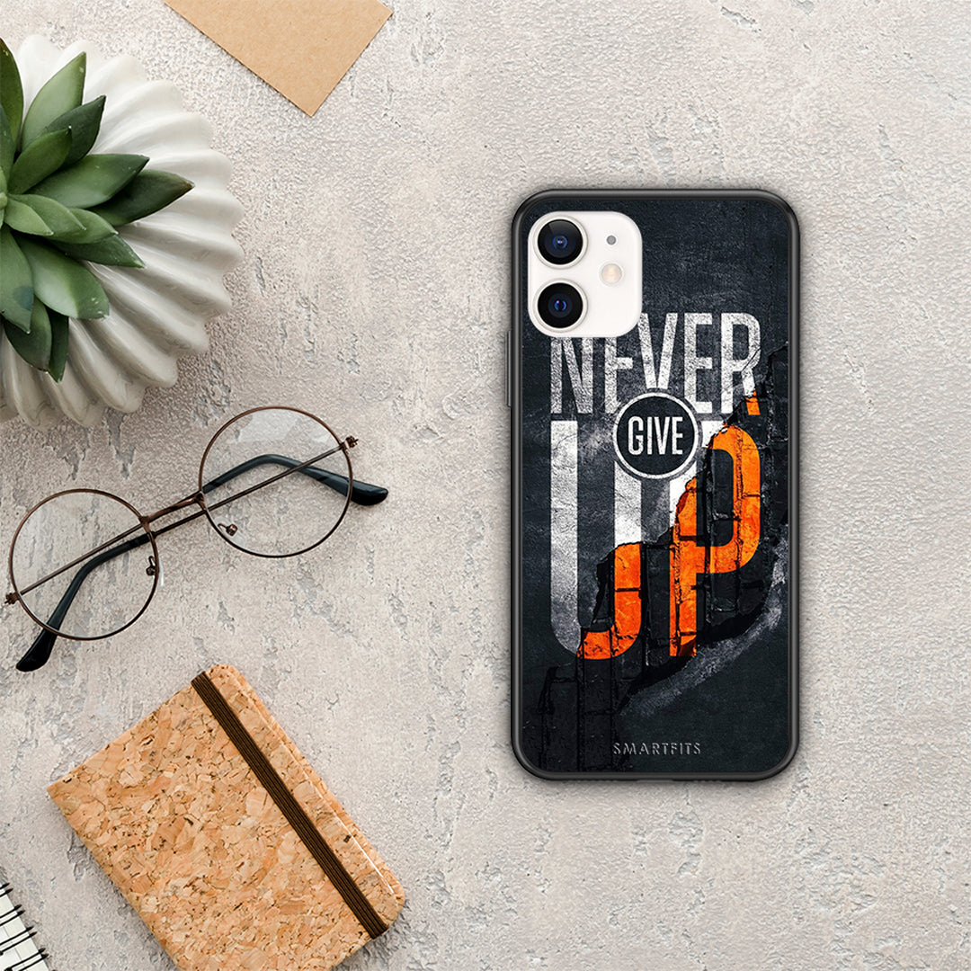 Never Give Up - iPhone 12 Mini θήκη