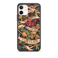 Thumbnail for Θήκη iPhone 12 Mini Ninja Turtles από τη Smartfits με σχέδιο στο πίσω μέρος και μαύρο περίβλημα | iPhone 12 Mini Ninja Turtles case with colorful back and black bezels
