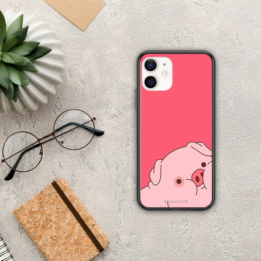 Pig Love 1 - iPhone 12 Mini θήκη