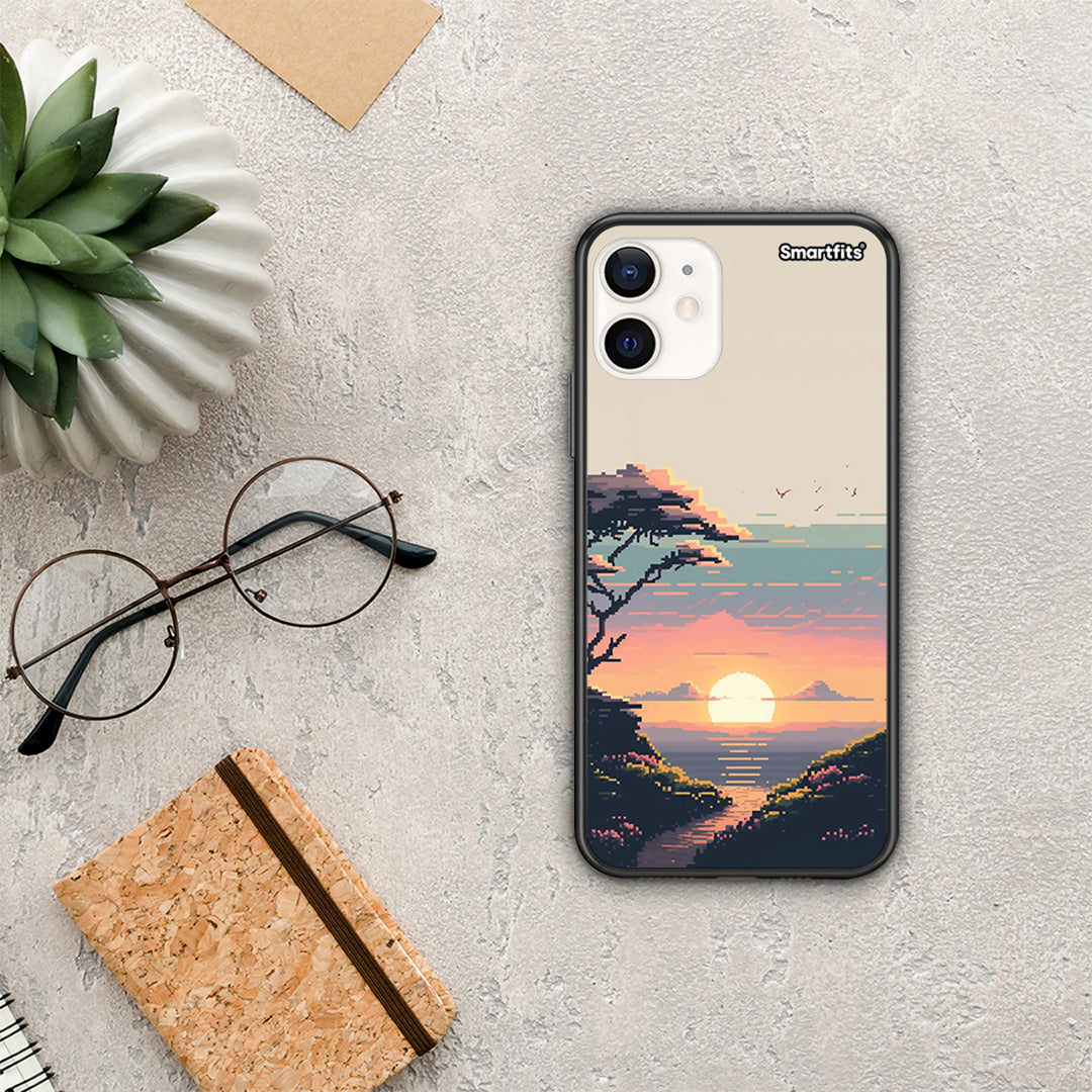 Pixel Sunset - iPhone 12 Mini θήκη