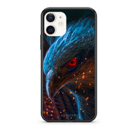 Thumbnail for Θήκη iPhone 12 Mini Eagle PopArt από τη Smartfits με σχέδιο στο πίσω μέρος και μαύρο περίβλημα | iPhone 12 Mini Eagle PopArt case with colorful back and black bezels